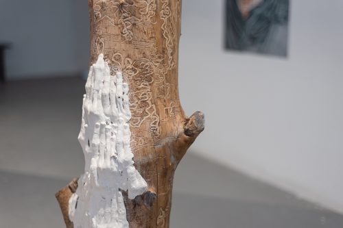 Hold (detail), the body as a fever dream, Xspace, 2020